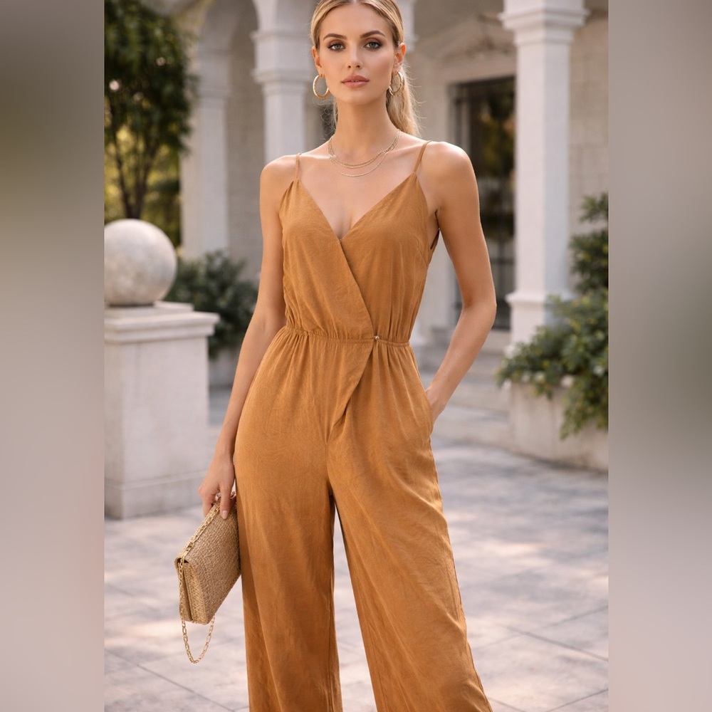 the Korner Butterscotch Jumpsuit NWT